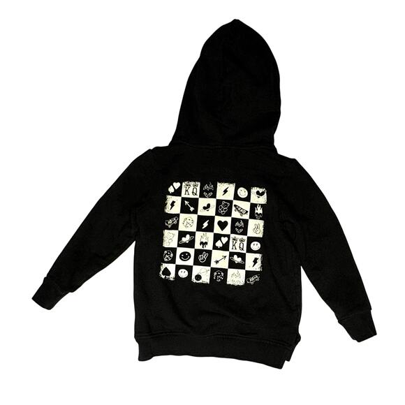 Bums & Roses What the Spade 2pc Bamboo Pants Outfit 3T Black Hooded Jogger - Picture 3 of 8